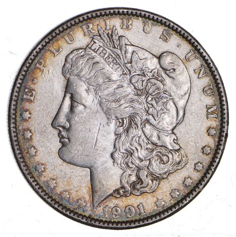 KEY DATE 1901 Morgan Silver Dollar - RARE - Better Grade - Look at ...