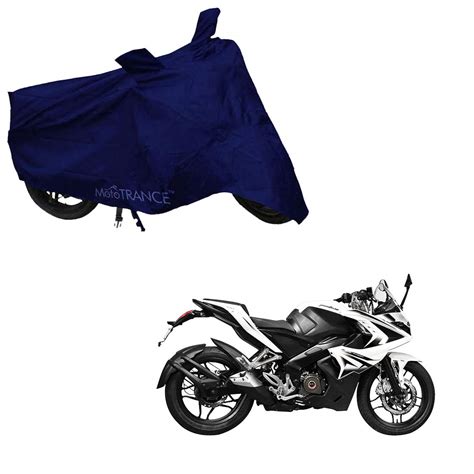 Mototrance Essentials Blue Bike Cover Compatible with Bajaj Pulsar ...