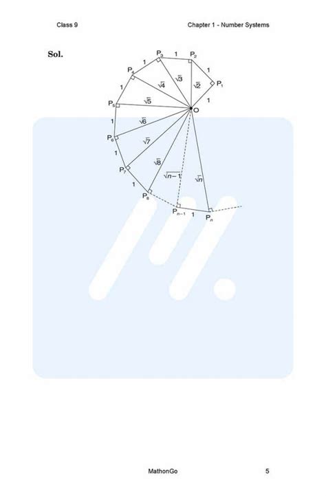 Class 9 Maths Chapter 1 Exercise 1.2 的图像结果