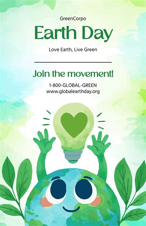 Free Earth Day Poster 2025 Templates to Edit Online