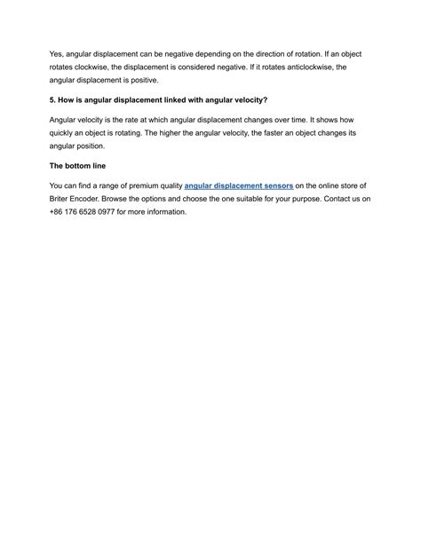 PPT - What Is An Angular Displacement Sensor & Its Uses? PowerPoint ...