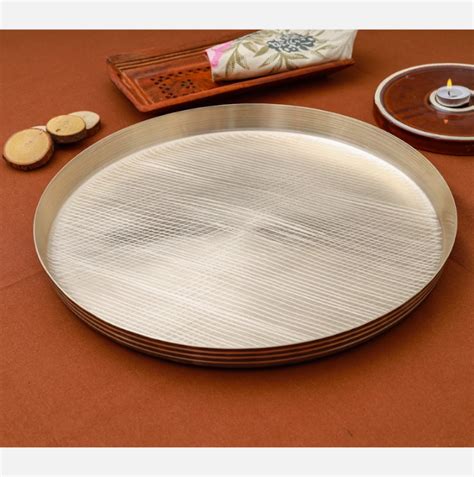 Buy Manohar Kansa Single Thali Online – Kansyam Metalex