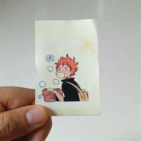 Hinata Haikyuu basic sticker – Dipped in Doodles