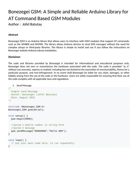 Arduino at Command Library 的图像结果