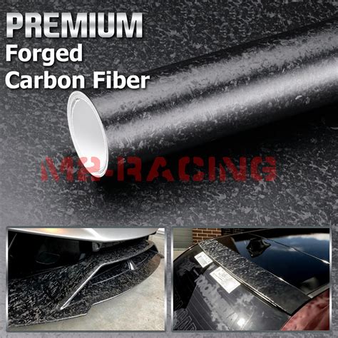 Buy 3D 4D 5D 7D Forged Matte Gloss Semi Black Carbon Fiber Vinyl Wrap ...