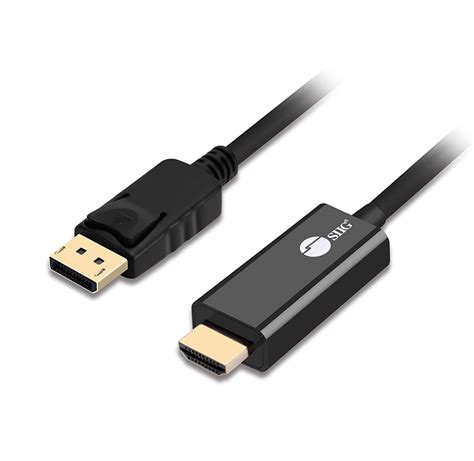 Buy SIIG DisplayPort 1.2 to HDMI 1.4 Cable 4K @30Hz - DP to HDMI Male ...