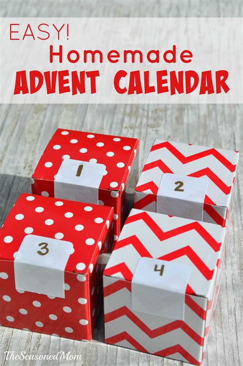 Easy Homemade Advent Calendar - The Seasoned Mom