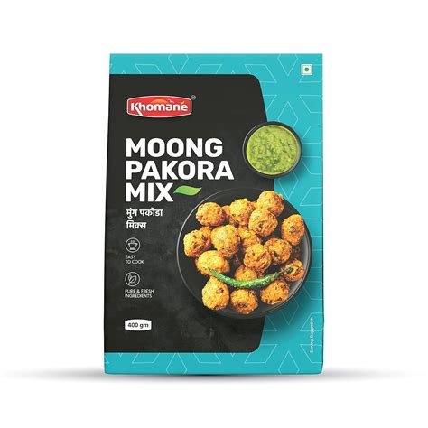 Khomane Instant Moong Dal Bhajia Pakora Instant Ready Mix | No ...