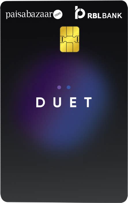 RBL Bank Paisabazaar Duet Credit Card