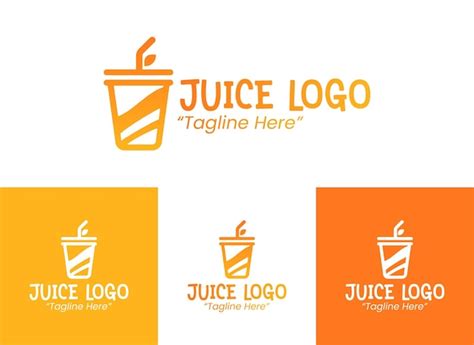 Juice bar logo | Premium Vector