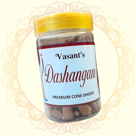 Dashangam Premium Cone Dhoop (Vasant) - Ulooka Incense