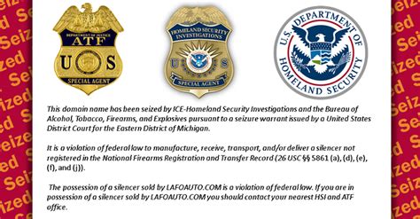 Archived: ICE HSI seizes website illegally selling weapon components ...