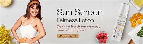 NutriGlow Sunscreen Fairness Lotion SPF 40 PA+++, Non Greasy with Broad ...