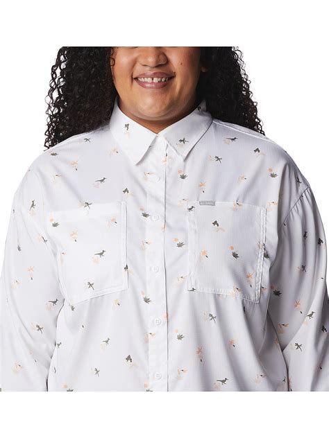 Buy WHITE Silver Ridge Utility Patterned LS Shirt Online at Columbia