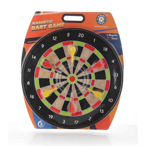 ADITI TOYS Magnetic Dartboard With 6 Soft Darts|Suitable For Kids Above ...