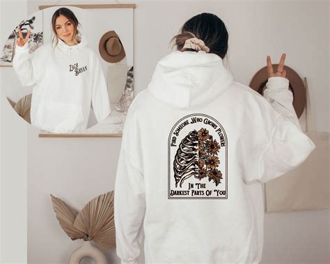 Zach Bryan Hoodie , Find Someone Who Grows Flowers In The Darkest Parts ...