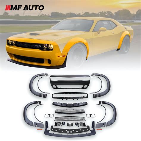 2008-2014 Dodge Challenger / Demon Style Wide Body Kit / Front Bumper, – motorforceauto