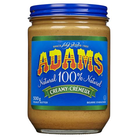 Adams Peanut Butter Creamy 500 g - Voilà Online Groceries & Offers