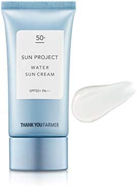 THANKYOU FARMER Sun Project Water Sun Cream Spf50+ For All Skins Korean ...