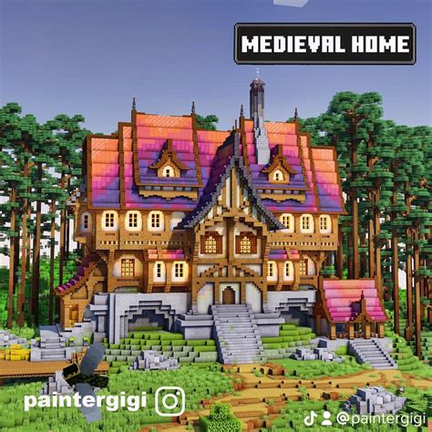 Paintergigi-Minecraft Builder on Instagram: "Another Medieval home, I ...