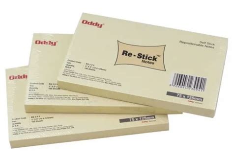 ODDY Sticky Notes, 3" x 4", Pastel Yellow Sticky Notes (Pack of 3, 300 ...