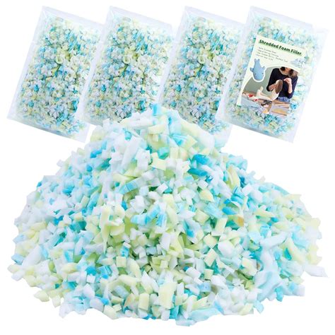 Buy Shredded Foam Refill, 900g Premium Memory Filling Foam Refill for ...