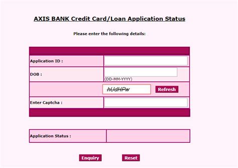 Axis Bank Personal Loan Status - Check Loan Application Status Online