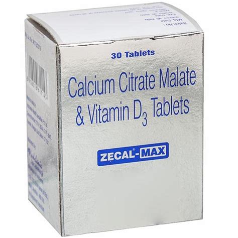 ZECAL MAX 30 Tablets : Amazon.in: Health & Personal Care