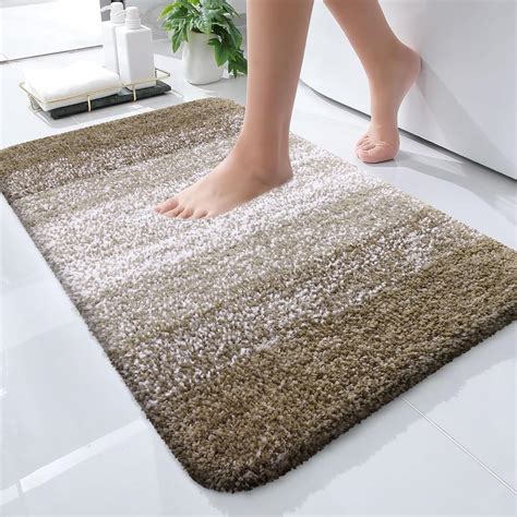 Amazon.com: OLANLY Bathroom Rugs Mat 24x16, Extra Soft Absorbent ...