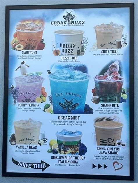 Menu at Urban Buzz Coffee, Estero