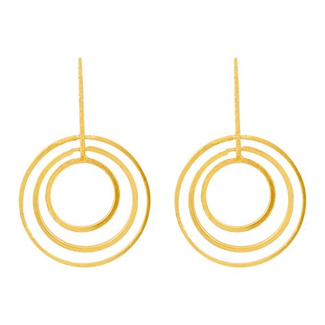 Buy TIARA Western Earrings for Women with Light Weight Gold plated ...