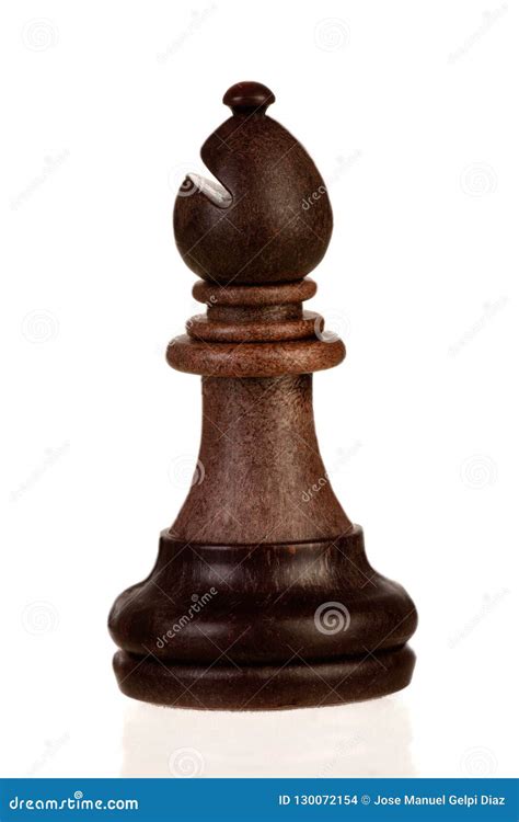 Brown bishop, chess piece stock photo. Image of competition - 130072154