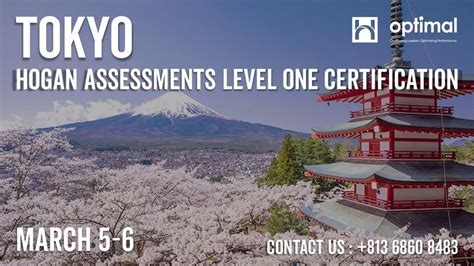 Hogan Assessments Level One Certification Workshop Tokyo, Tokyo Japan ...