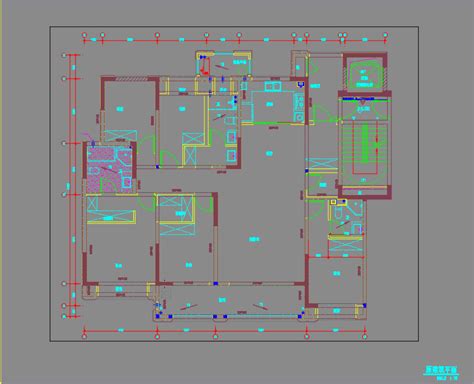 190平方米大平层住宅室内装修设计图（含效果图）免费下载 - 装修图纸 - 土木工程网