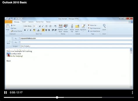 Microsoft Outlook Tutorial 2010 的图像结果