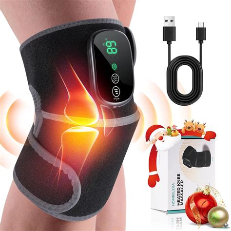 Amazon.com: HOMRELEXA Cordless Heated Knee Massager, 3-in-1 Knee ...