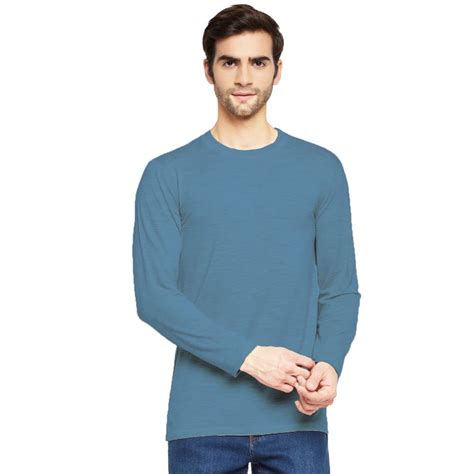 Buy Kosha Men's Merino Wool, Bamboo & Polyester Full Sleeve Round Neck ...