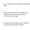 Report the following passage into indirect form of narration. "What's ...
