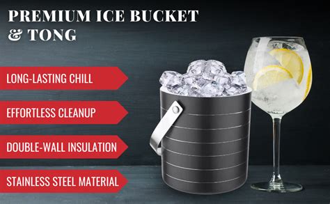 Buy Bab Louie & Co. Double-Wall 1.8 L Insulated Stainless Steel Ice ...