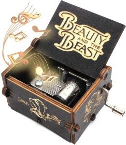 Gifters garden Giftersgarden Beauty and The Beast Wooden Music Box,Hand ...