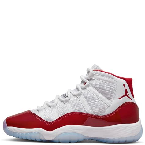 Air Jordan Grade School Retro 11 "cherry Red" Sneaker Cherry / White ...