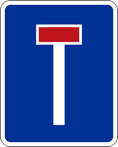 Dead end sign in Jamaica - Free vector clipart images on creazilla.com