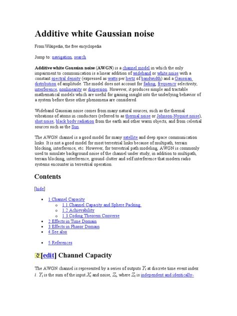 Image result for Additive White Gaussian Noise Tutorial