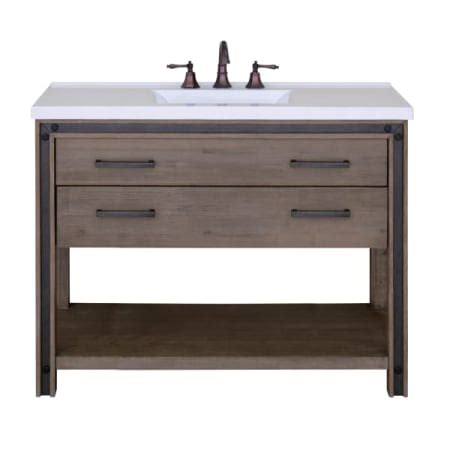 Sagehill Designs UM4821D Urban Metallo 48" Single Free Standing Vanity ...