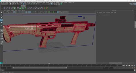 Flat Dark Earth MFG 12 Gauge Pump Rigged for Maya 3D model | 3D Molier ...