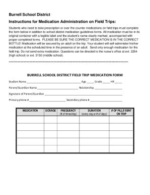 Fillable Online Instructions for Medication Administration on Field ...