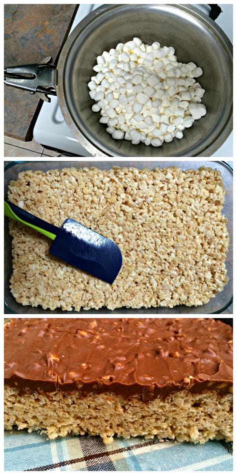 Chocolate Peanut Butter Rice Krispies Bars