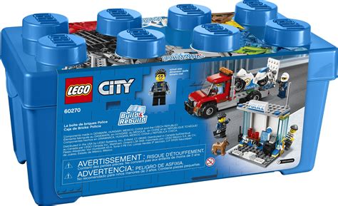 Buy LEGO City Police Brick Box 60270 Action Cop Building Toy for Kids ...