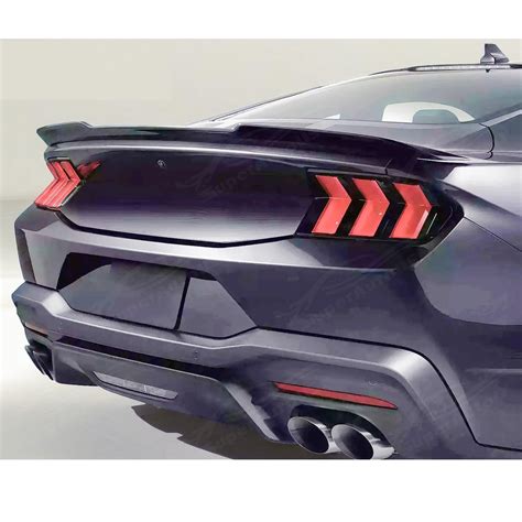 Fits 2024-2025 Ford Mustang S650 Rear Trunk Lip Spoiler Wing Decklid S | SuperAutoUSA