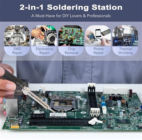 CO-Z CREWORKS Soldering Rework Station with Hot Air Heat India | Ubuy
